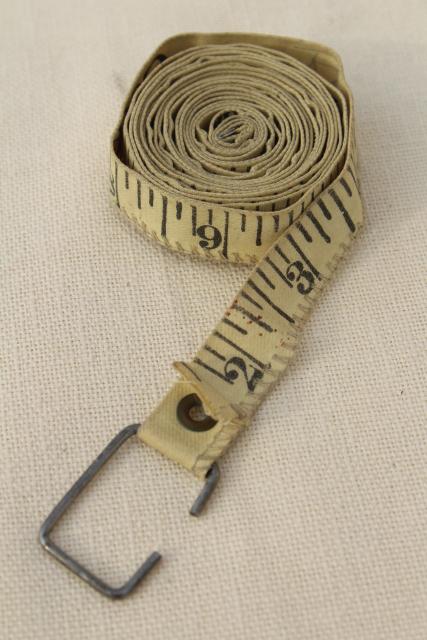 photo of antique vintage Jockey underwear cloth tape measure advertising Coopers Kenosha #1