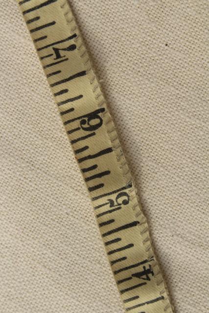 photo of antique vintage Jockey underwear cloth tape measure advertising Coopers Kenosha #2