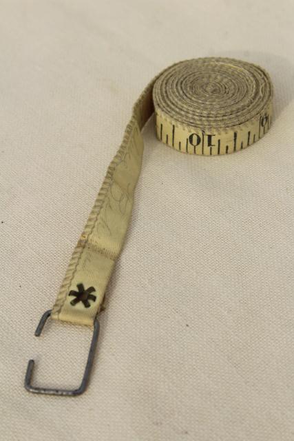 photo of antique vintage Jockey underwear cloth tape measure advertising Coopers Kenosha #7