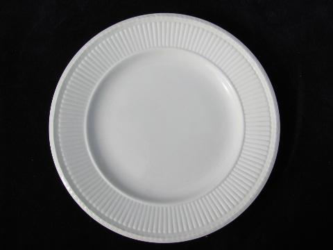 photo of antique vintage Wedgwood Edme creamware china dessert plates #2