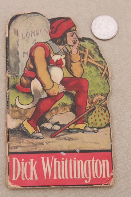 photo of antique vintage children's book lot, 30+ shabby books for art illustrations, crafts, display #23