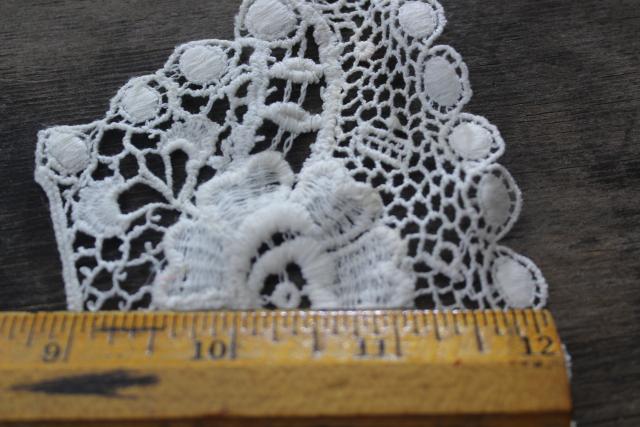 photo of antique vintage embroidered needle lace collars, button hole stitching & embroidery #10