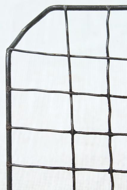 photo of antique vintage kitchenware, old crimped wire cooling racks for pies or other baking #4