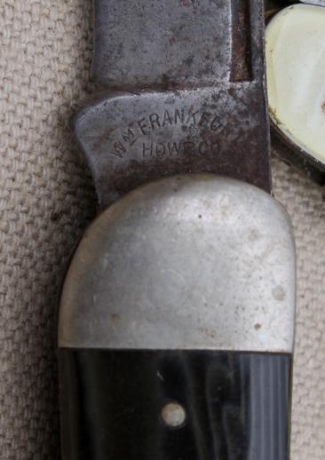 photo of antique & vintage pocket knives, assorted lot Crucible Knife Co, Wm Frankfurth, Cattaraugus Cutlery etc. #2