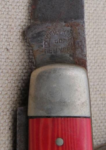 photo of antique & vintage pocket knives, assorted lot Crucible Knife Co, Wm Frankfurth, Cattaraugus Cutlery etc. #11
