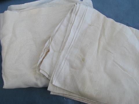 photo of antique vintage white cotton fabric lot, heirloom needlework fabrics #7