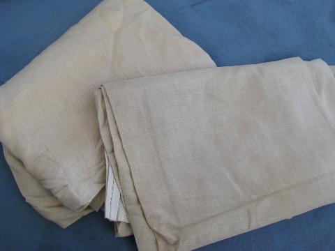 photo of antique vintage white cotton fabric lot, heirloom needlework fabrics #8