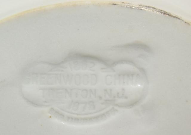 photo of antique vintage white ironstone soap dish, heavy old porcelain china oval bowl #7