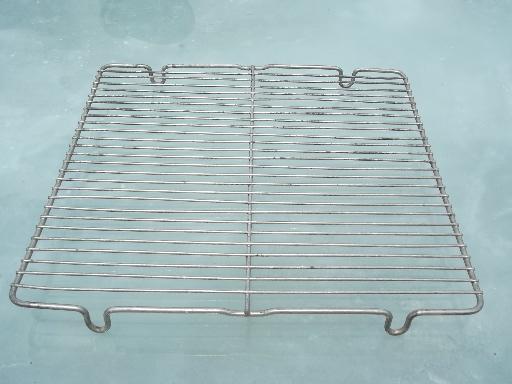 photo of antique vintage wire cooling rack set, for pie, cake, cookie baking #2