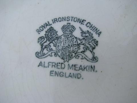 photo of antique white china chamber pot, vintage Meakin Royal Ironstone - England #3