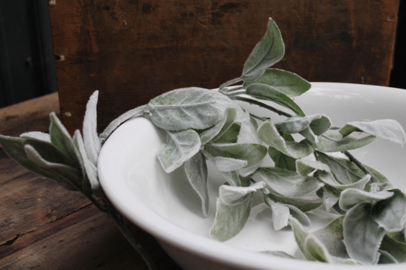 photo of antique white ironstone china bowl, embossed wash bowl basin Anchor JEN backstamp  #8