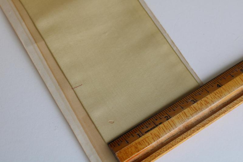 photo of antique wide silk ribbon for display, rolls of millinery trim in original paper #6