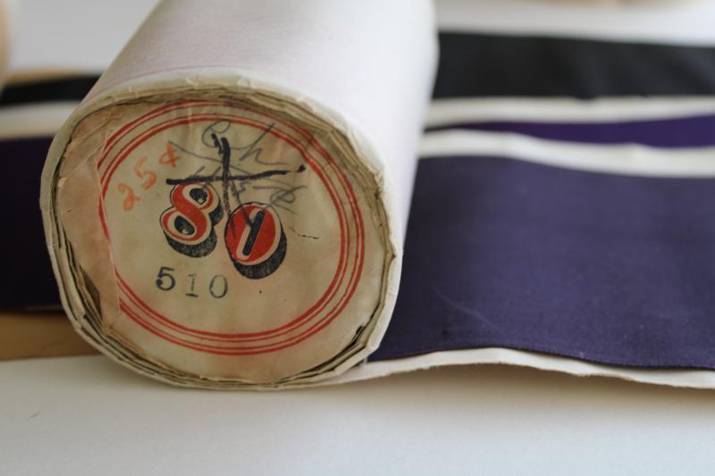 photo of antique wide silk ribbon for display, rolls of millinery trim in original paper #15