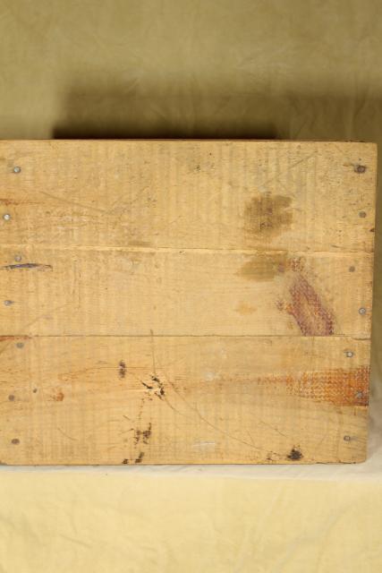 photo of antique wood box Merck Chemists pharmacy shipping crate w/ great vintage typography #10