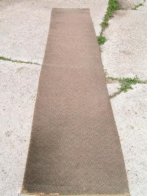 photo of antique wool stair runner rug Arts & Crafts vintage #1