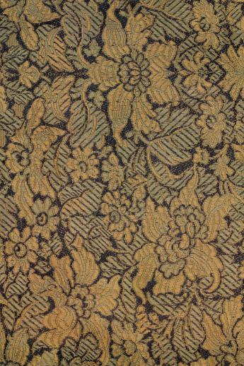 photo of antique woven cotton tapestry, carpet / table cover rug, turn of the century vintage #5