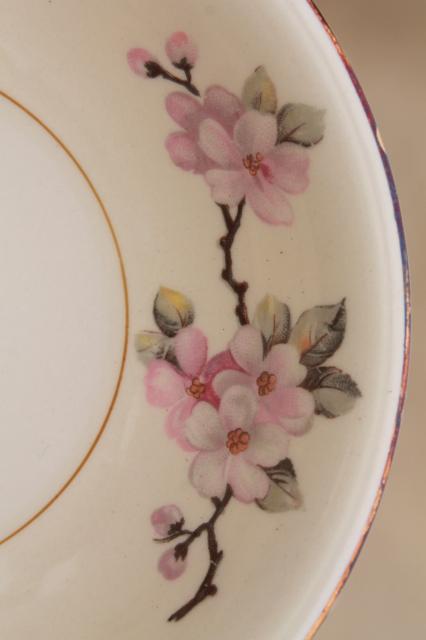 photo of apple blossom vintage Homer Laughlin eggshell nautilus china fruit bowls #7