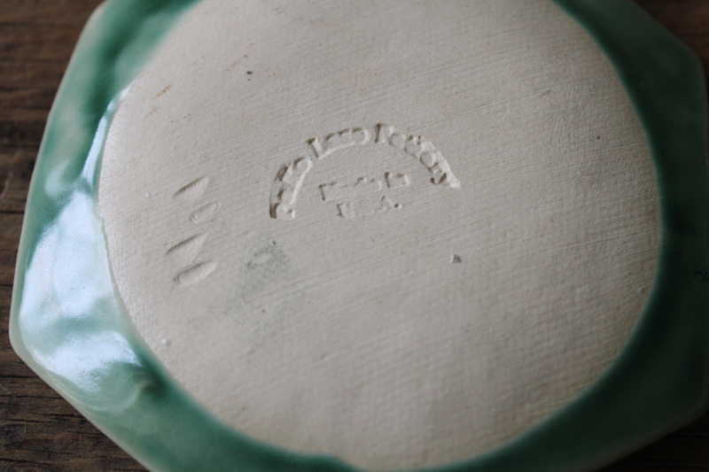 photo of artisan pottery green glaze grater for ginger or garlic, kitchen grate plate  #5