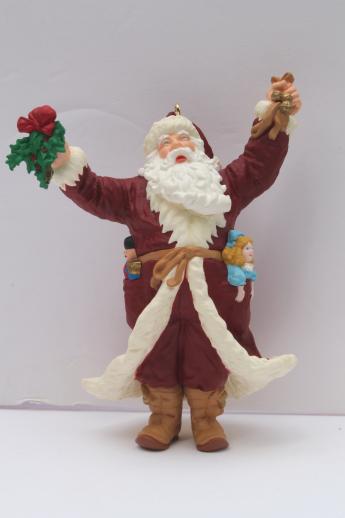 photo of assorted vintage Hallmark Christmas ornaments, collectible holiday ornament lot #12