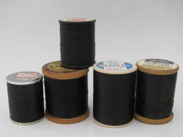 catalog photo of assorted vintage heavy duty sewing thread for carpets, leather stitching