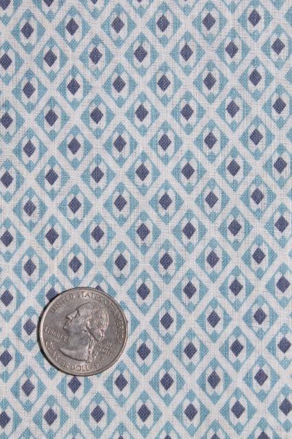 photo of authentic antique vintage fabric, primitive cotton print for shirting, aprons etc. #1