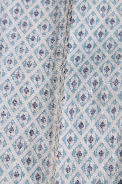 photo of authentic antique vintage fabric, primitive cotton print for shirting, aprons etc. #3