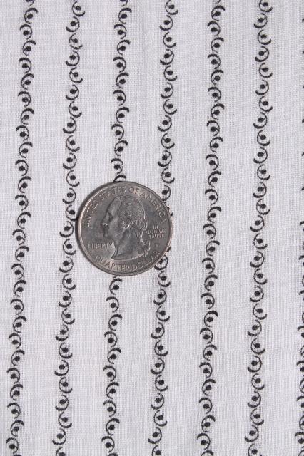 photo of authentic antique vintage fabric, primitive cotton print for shirting, aprons etc. #3