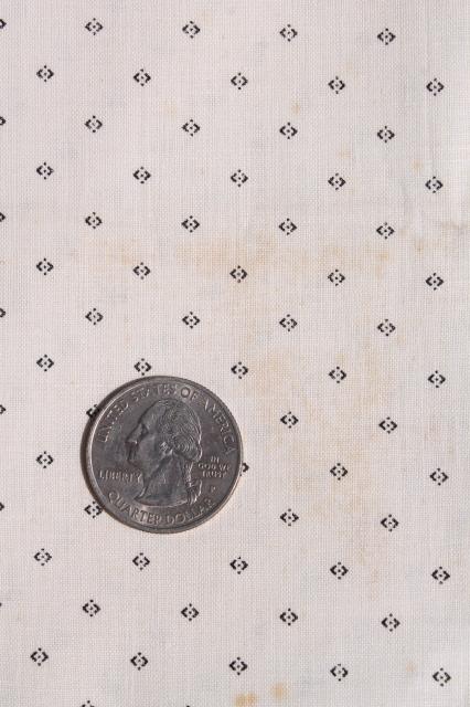 photo of authentic antique vintage fabric, primitive cotton print for shirting, aprons etc. #7