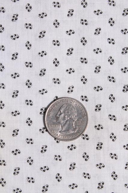 photo of authentic antique vintage fabric, primitive cotton print for shirting, aprons etc. #9