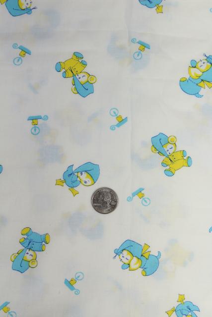 photo of baby animals bedtime children's novelty print cotton fabric 36 wide #1