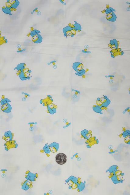 photo of baby animals bedtime children's novelty print cotton fabric 36 wide #2