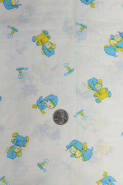 catalog photo of baby animals bedtime children's novelty print cotton fabric 36 wide