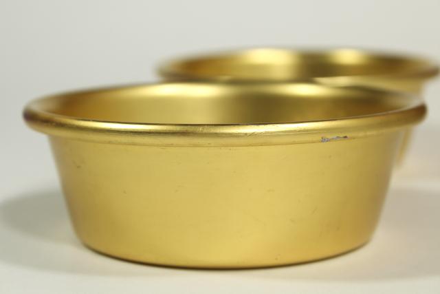 photo of baby boomer vintage anodized colored aluminum bowls, a rainbow of colors! #3