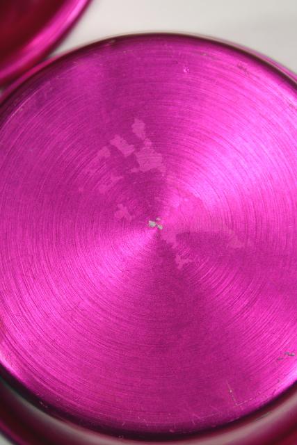 photo of baby boomer vintage anodized colored aluminum bowls, a rainbow of colors! #8