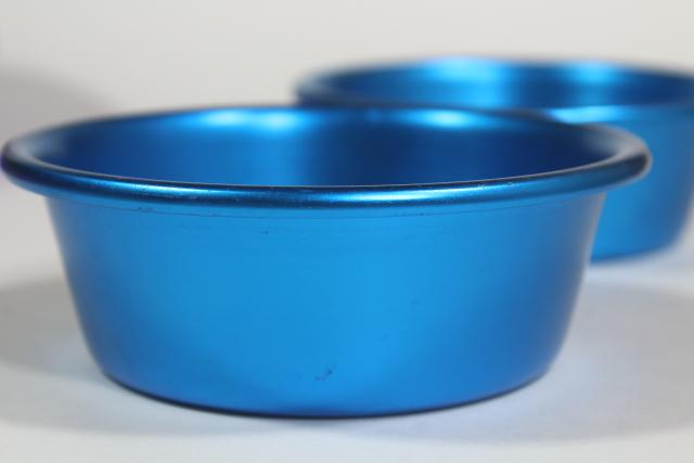 photo of baby boomer vintage anodized colored aluminum bowls, a rainbow of colors! #14
