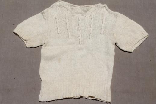 photo of baby boomer vintage baby clothes lot, early 50s layette pieces for babies & infants #4