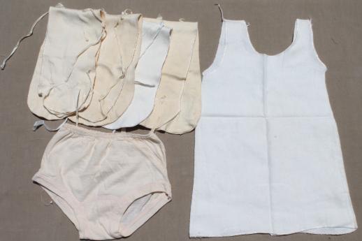 photo of baby boomer vintage baby clothes lot, early 50s layette pieces for babies & infants #6