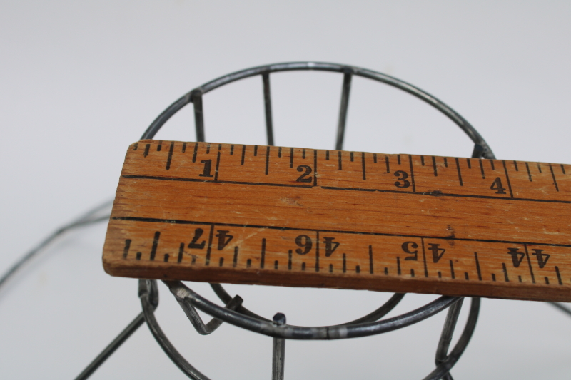 photo of bare wire lampshade frame, french country style empire lamp shade frame made to fit glass hurricane light  #4