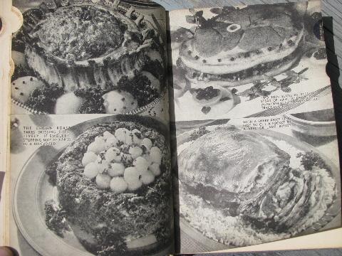 photo of big vintage 1940s Culinary Arts cook book, old regional recipes #2