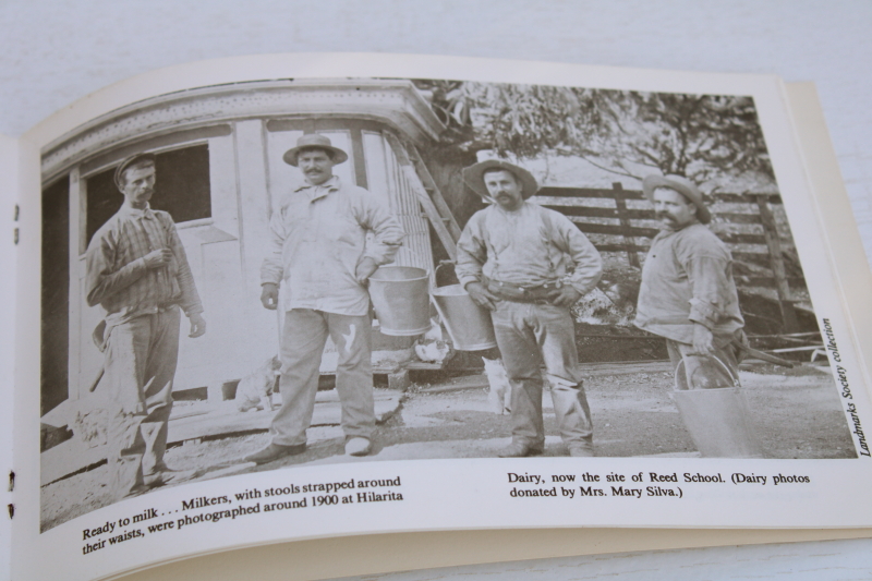 photo of book of antique photos Tiburon San Francisco Bay Marin County California vintage black & white photography #5