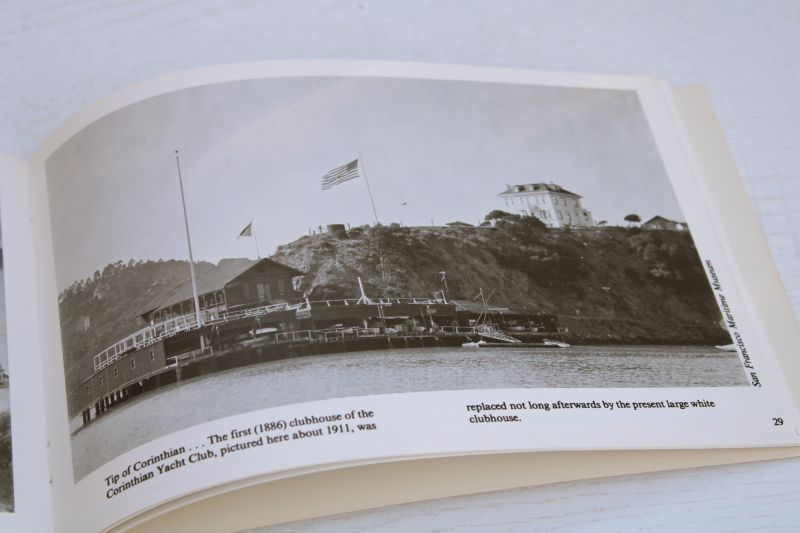 photo of book of antique photos Tiburon San Francisco Bay Marin County California vintage black & white photography #6