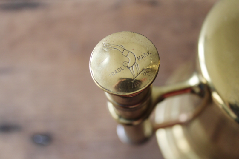 photo of bright polished brass Turner Hot Blast blow torch primitive antique tool converted to electric lamp  #5