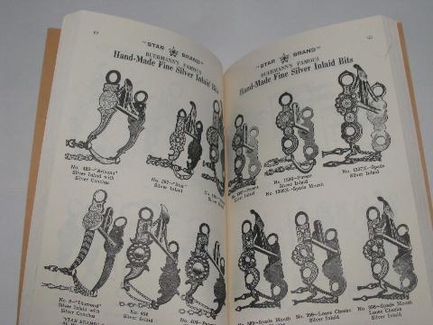 photo of catalog reprints of 1920s-30s horse tack equipment catalogs, spurs etc. #2