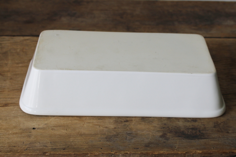 photo of ceramic baking dish Au Gratin Potatoes printed recipe, modern kitchen bakeware #4