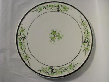 catalog photo of cherry blossom pattern vintage Made in Japan china cake plate plateau