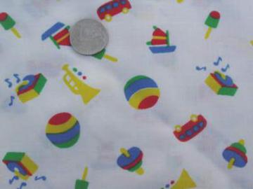 catalog photo of child's toy print fabric