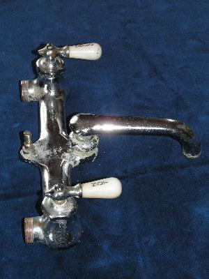 photo of chrome laundry sink faucet #2