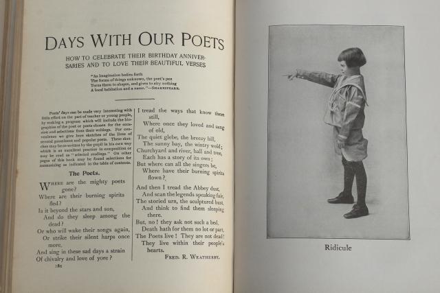 photo of circa 1900 antique vintage books public speaking & orations, inspiration, speeches, poetry #12