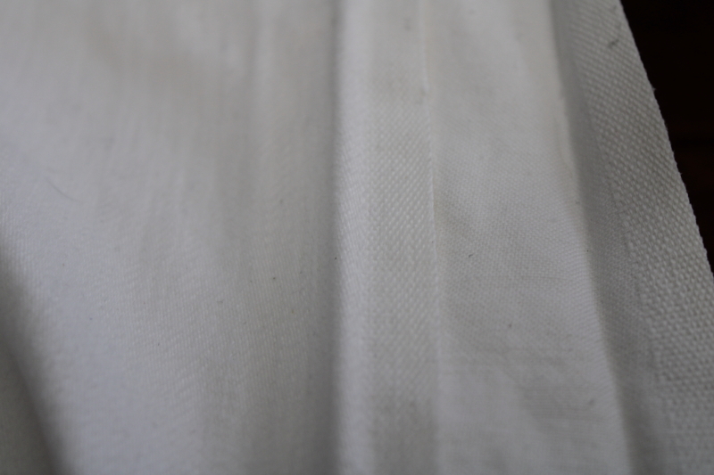 photo of classic white vintage all cotton denim fabric 5 plus yards jeans fabric #2