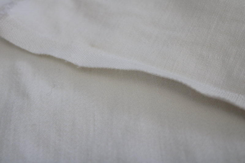 photo of classic white vintage all cotton denim fabric 5 plus yards jeans fabric #4